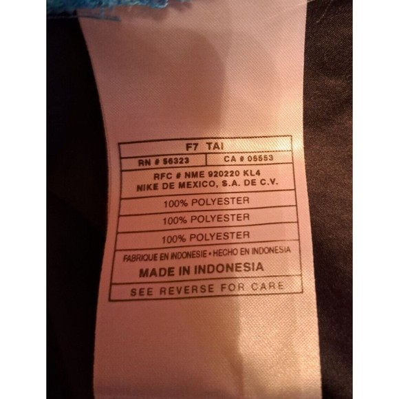 Nike Men's Blue Full Zip Vest with Mesh Back & Adjustable Waist Blue Size Large - Picture 10 of 11